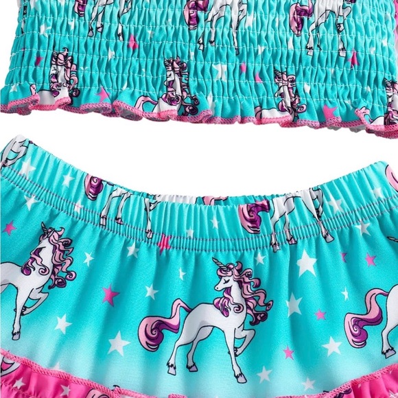 Toddler Unicorn Skirt and Top Set NWT - Picture 3 of 6